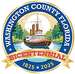 bicentennail emblem - an 1800s style steamboat on a river
